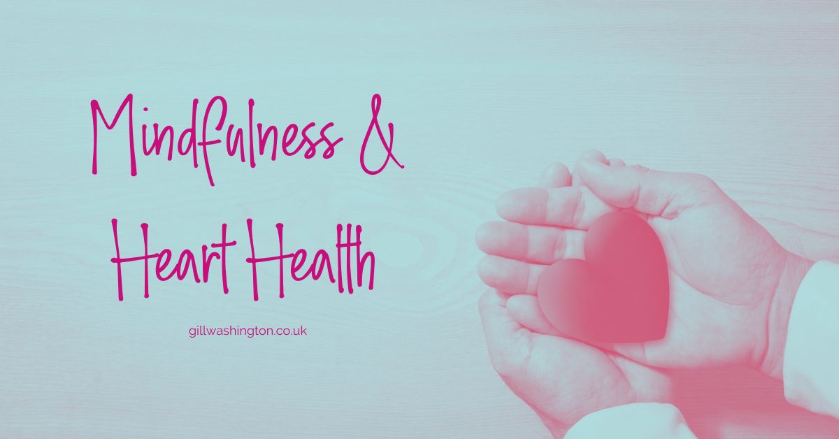 Mindfulness & Heart Health mindfulness and heart health poster
